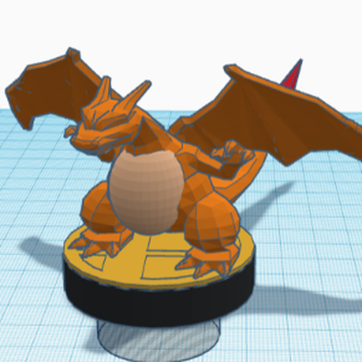 charizard amiibo / dracaufeu amiibo 3D model