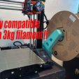 fdcbc279-7710-4c54-a93b-df1aebf53912.jpg Prusa Mini "Massive" Spool holder(1~3kg filamento adecuado)