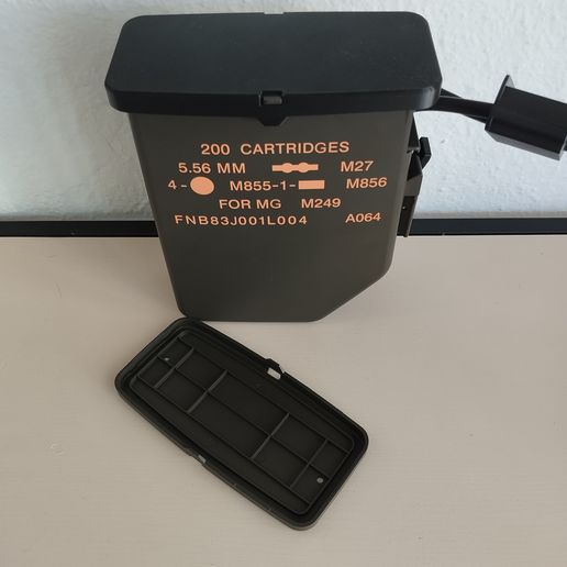 M249 LMG BOX MAG LID COVER REINFORCED