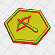 crossbow-preview.png 81 Symbol Meeple Hexagons Collection – 3D Printable Game Tokens