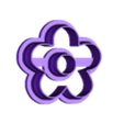 Flor3- 25mm.stl Polymer clay / cookie cutter pack flower shape #3