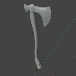 Axe1.jpg Free STL file Axe Leviathan・3D print design to download