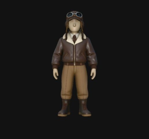 vintage aviator cap