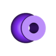 Ball_with_quarterinch_bolt_hole.STL mini tripod with  ball joint attachment