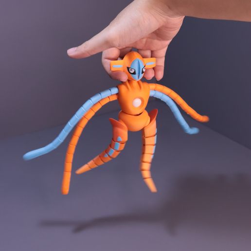 Deoxys Pokemon Flexi Keychain