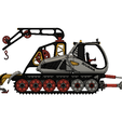 46aa862c-4a84-427f-a933-8cc074535018.png Yellow Modern Snowcat / Snow Groomer with Movements