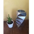 pot twist Photo1.jpg Mini flowerpot Twist design ideal for cacti