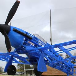 8380ed541d1daa6176cad0d8d00d6749_display_large.jpg STL file Hawker Hurricane MKIIA model plane・3D print object to download