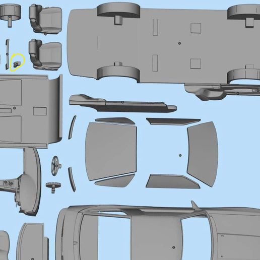 🚗 1987-1992 Toyota Supra (MK3 A70)・Arquivo 3D para Impressão 3D