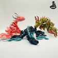 IMG_15973.jpg STL-Datei Majestätischer älterer Drache - Voll beweglich - Druck an Ort und Stelle - ohne Stützen - mit beweglichen Flügeln - Flexi・3D-druckbare Vorlage zum herunterladen