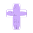 cross fruits of the spirit.stl Cross with Fruits of the Spirit, Christians Crossword wall spiritual decor, fridge magnet, keychain