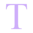 T.STL Letras del alfabeto