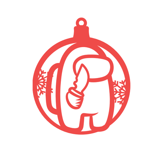 Among Us Pendant 6 3D model