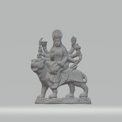 1.png 3D-печатная модель "Бодхисаттва верхом на тигре