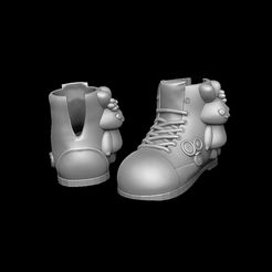 zap.jpg 3D file Rabbit Boot for dolls・3D printable model to download