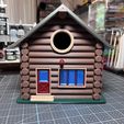 LOG CABIN BIRDHOUSE