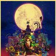 Poster-Zelda-MM-3d.jpg lithophane Poster Legend of Zelda Majora's Mask N64 Nintendo