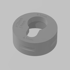 keyhole.png Free STL file 20mm Keyhole Insert・3D printable object to download