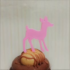 deer.jpeg Mini Animal cupcake topper - Deer