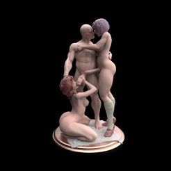 untitled.276.jpg Файл STL Секс втроем - транс девочка - транс мальчик・3D-печать дизайна для загрузки