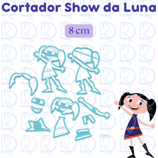 Cortador Show da Luna (Corpo todo) - 8 cm