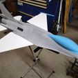 F-16 Fighting Falcon RC 80mm EDF 1200mm V2!