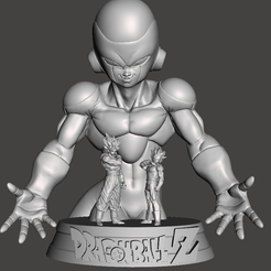 dioramfgv.png Télécharger fichier STL Goku Vegeta Frieza Diorama • Design pour imprimante 3D, Seth88