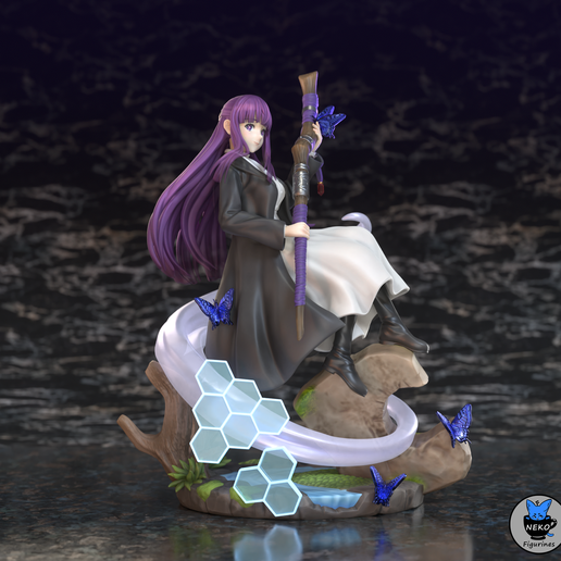 Fern_M_6.png Fern -Beyond Journey's End Anime Figure for 3D Printing