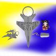 07.3.jpg Ghost of Kyiv 3D file Keychain