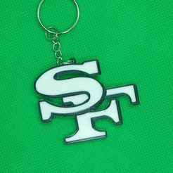187070080_256053792734057_4654814096741494485_n.jpg STL file 49ers keychain・Model to download and 3D print