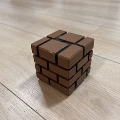 IMG_2170.jpg Файл STL Кирпичный блок [SUPER MARIO]・Модель 3D-принтера для скачивания