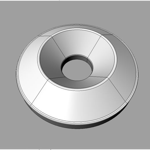 Volandera Cònica 4 mm. (4 mm. countersunk washer)