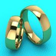 cg2.3.jpg Printable wedding ring 6mm comfort jewelry  STL