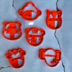 828DEBB5-9A4B-4360-83BF-E9AAC850A1C8.jpeg STL file Animal Cutter - Animal Pack (x6)・3D print design to download