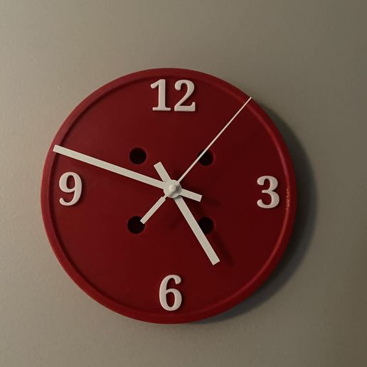 🕰️ Giant Button Wall Clock・ 3MF File for 3D printing・Cults