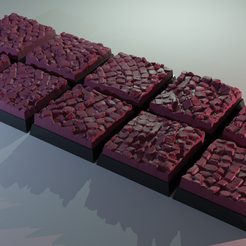ovw.png 10x 25mm base carrée avec sol en pavés (+toppers)