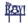 It's A Boy v0.png It's A Boy! Cake Topper