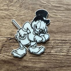 IMG_3714.jpeg Fichier STL gratuit Aimant Scrooge Duck Tales (aimants 8x3mm)・Design pour impression 3D à télécharger