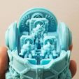 20190923_123724.jpg Free STL file Emperor Titan Head with crew・3D printer design to download