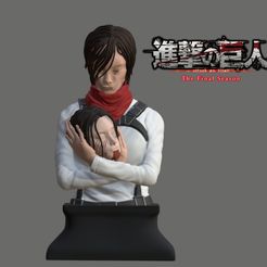 InCollage_20231106_150438633.jpg Mikasa Ackermann sosteniendo a Eren Jaeger | Attack on Titan Final Season
