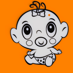 3.png Llavero Niña