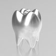 DIENTE LLAVERO-2.JPG STL-Datei KEY TOOTH・3D-Drucker-Vorlage zum herunterladen