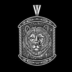 Bear-pendant-6.jpg Fichier STL Pendentif en forme d'ours・Objet pour imprimante 3D à télécharger