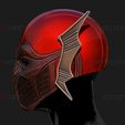 06c.jpg Red Death Batman Mask - Flash Mask - DC Comics 3D print model