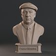 001.jpg Pablo Neruda Bust Sculpture