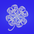 изображение_2022-05-28_174401235.png Decorative mural, wall decoration, panno, celtic knot, lucky clover