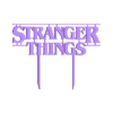 stranger topper.stl Stranger Things birthday kit