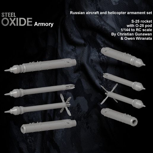 STL file Russian S-25 rocket with O-25 pod 🚀 ・3D printable model to ...