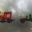t2.png Christmas trains with telescopic arms for gifts