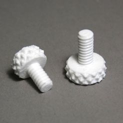 20fc129165656b2fa707f2bba24ca4e0_display_large.jpg Бесплатный STL файл Customizable Camera Screw (Thumb Screw)・Шаблон для 3D-печати для загрузки